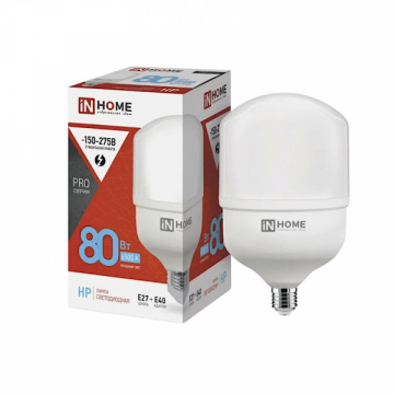 Лампа мощная светодиодная ASD/InHome 80W E27/E40
