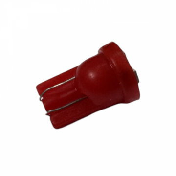 Автолампа T10 12V 0.12W красная